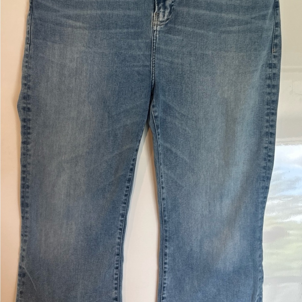 Frame Womens Cotton Blend Denim Five Pocket Le Crop Mini Boot Jeans Blue Size 32